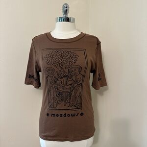 Meadows Canna Top in Cocoa Size L NWT